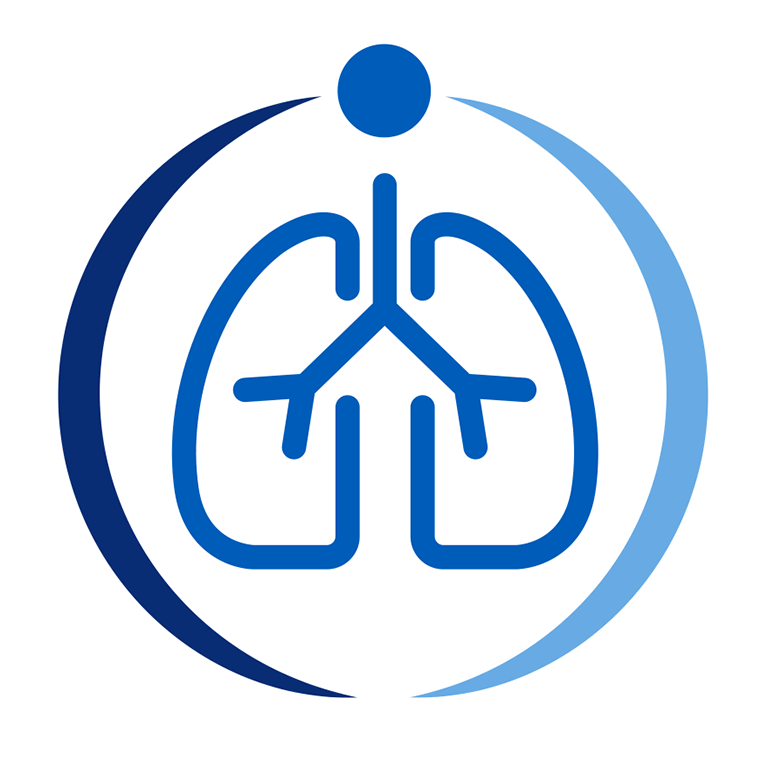 Education for Health Respiratory Icon Colour white circle